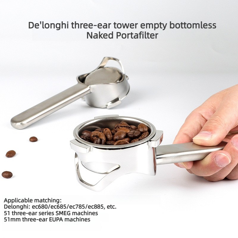 Coffee Equipment Brands - Portafiltro sin fondo Delonghi de 51
