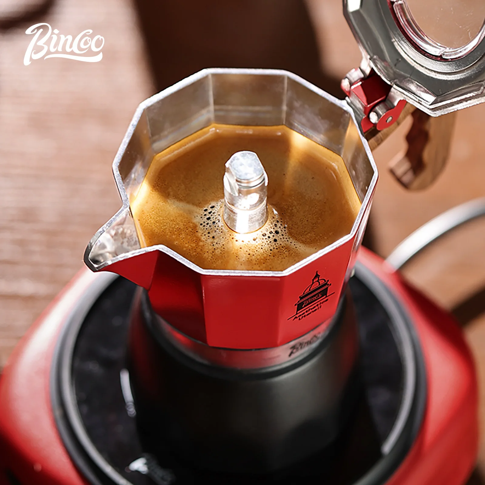 Bincoo-café Moka de doble válv - Coffee Equipment Brands reseña y precio