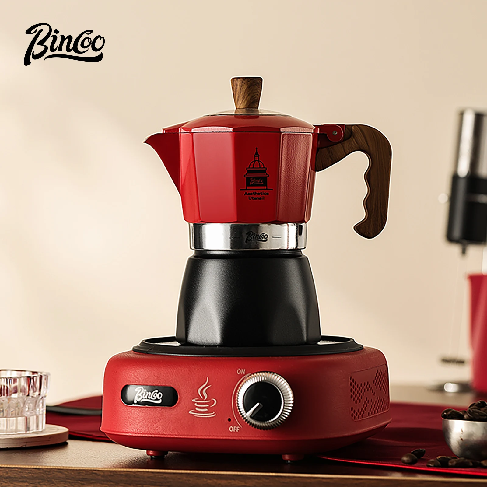 Bincoo-café Moka de doble válv - Coffee Equipment Brands reseña y precio