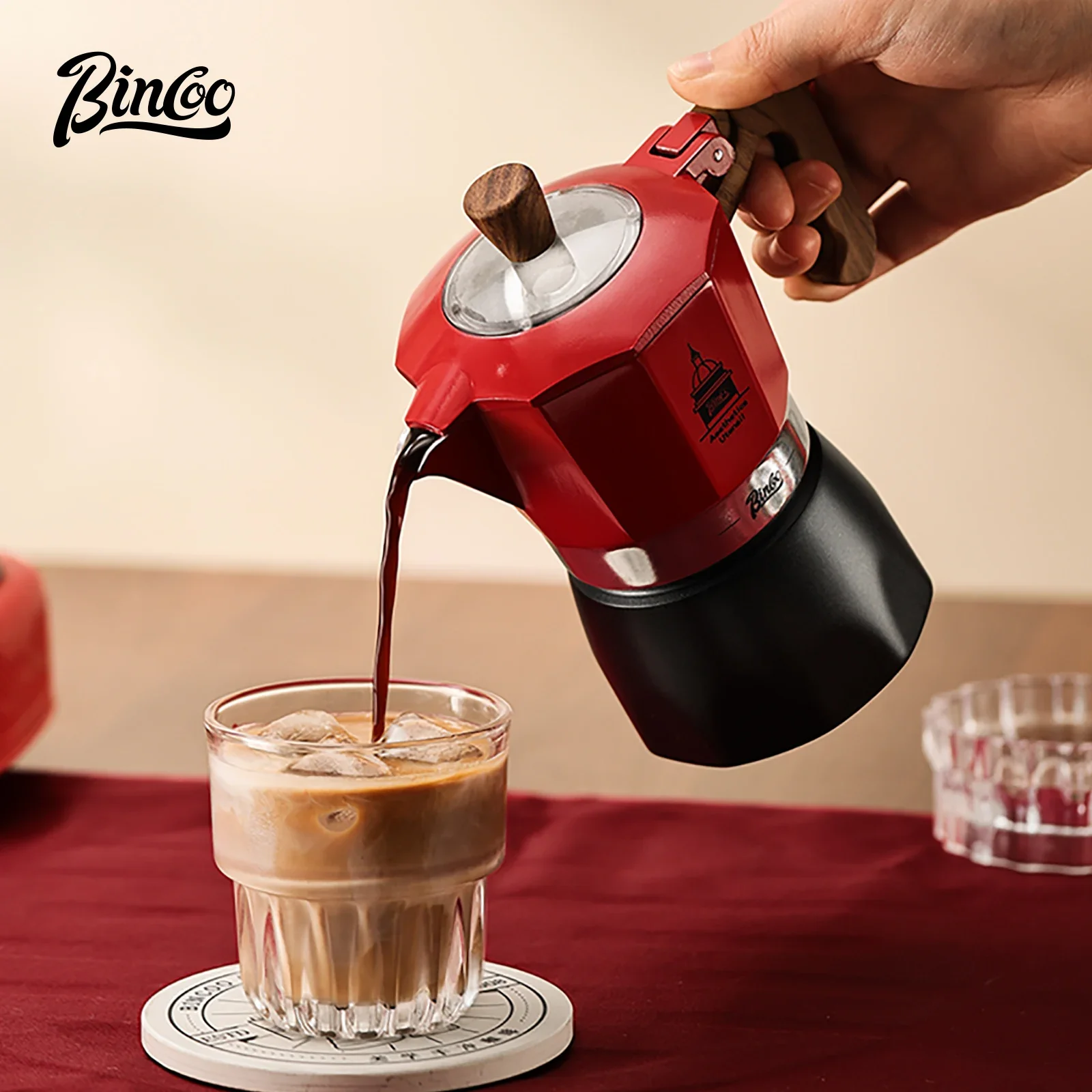 Bincoo-café Moka de doble válv - Coffee Equipment Brands reseña y precio