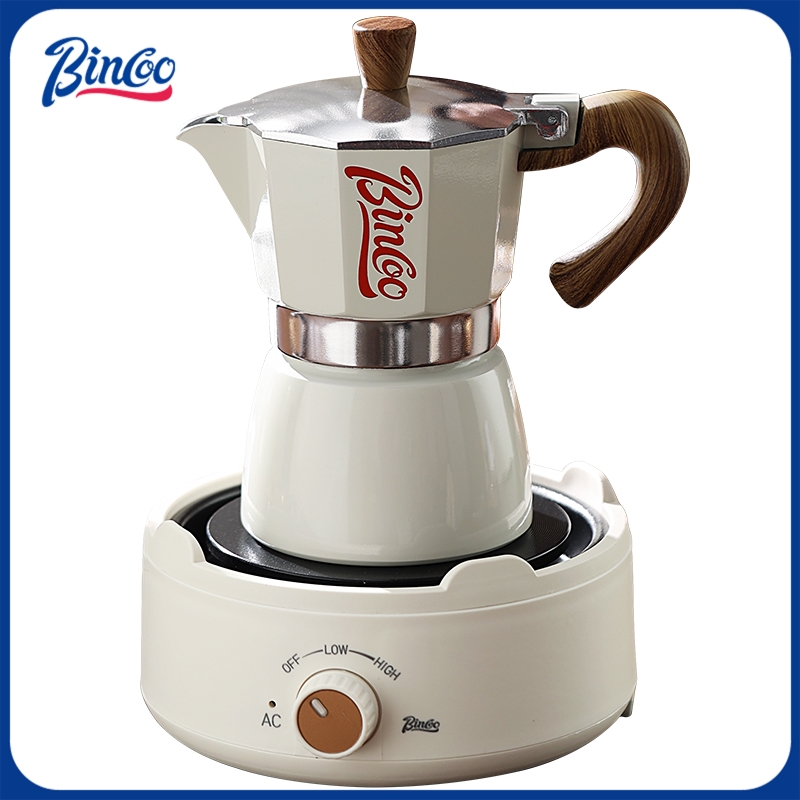 Bincoo Moka Pot y Estufa Eléct - Coffee Equipment Brands reseña y precio