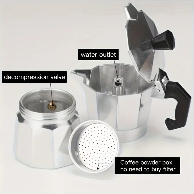 Cafetera Moka Clásica de Alumi - Coffee Equipment Brands reseña y precio